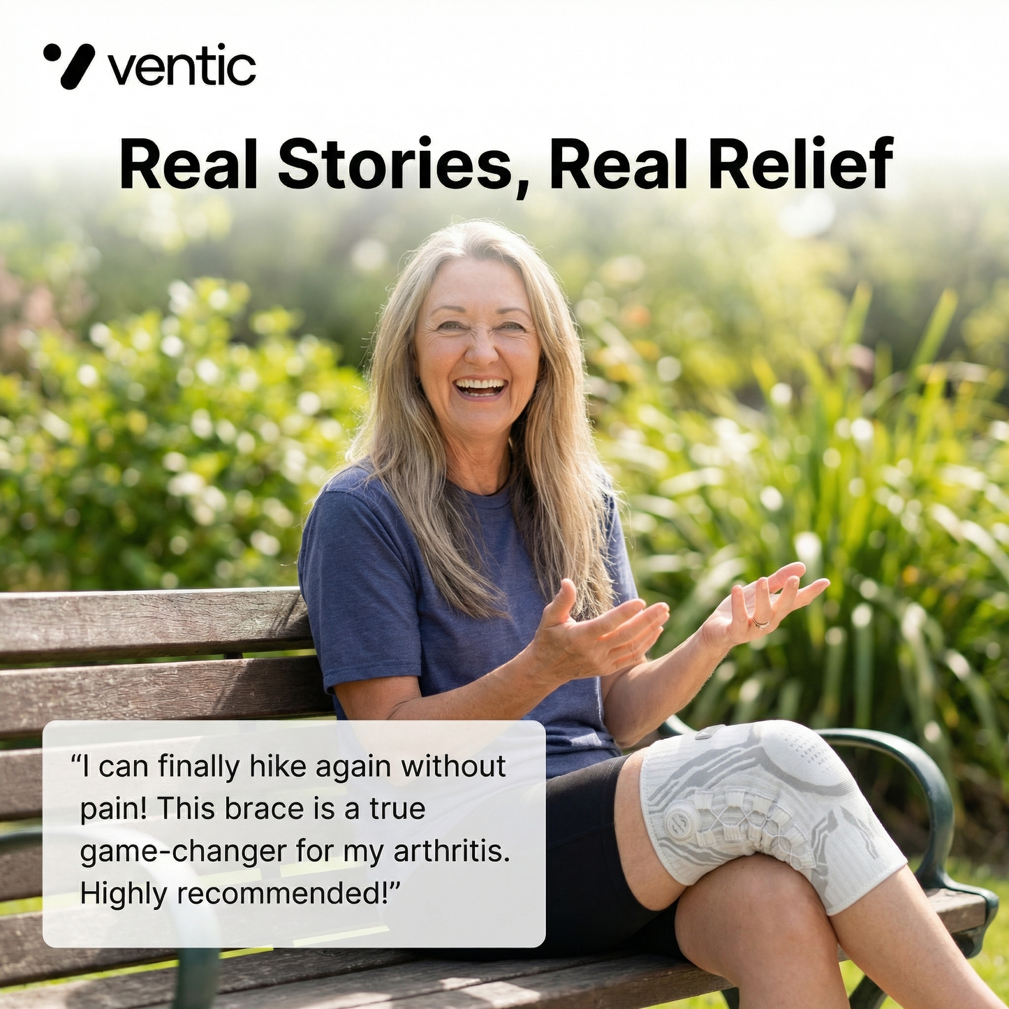 Ventic™ 6-in-1 Anti-Slip Knee Brace