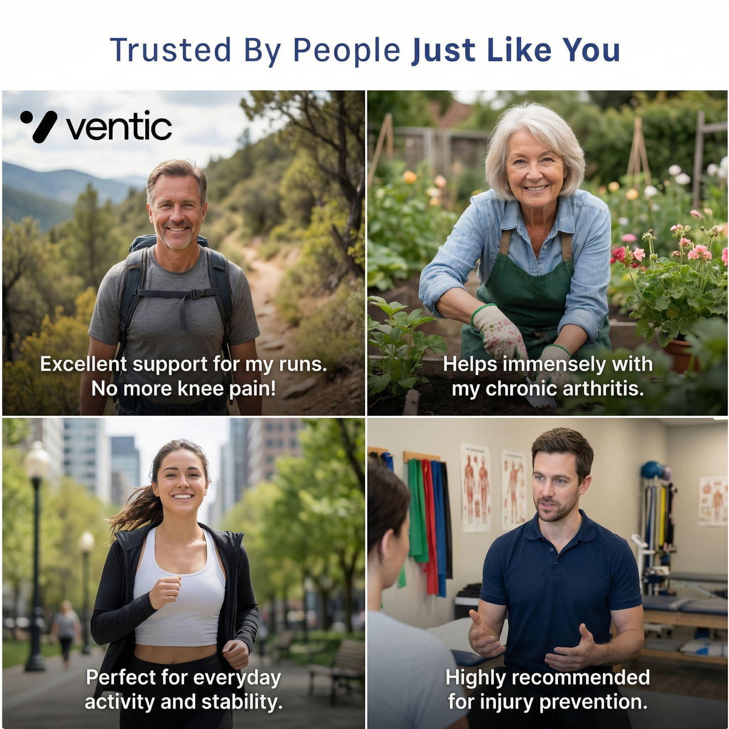 Ventic™ 6-in-1 Anti-Slip Knee Brace
