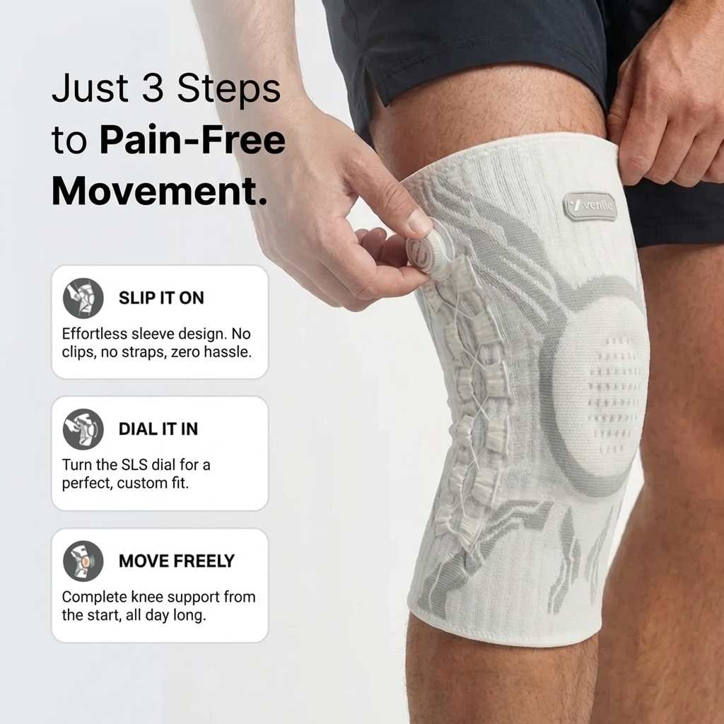 Ventic™ 6-in-1 Anti-Slip Knee Brace