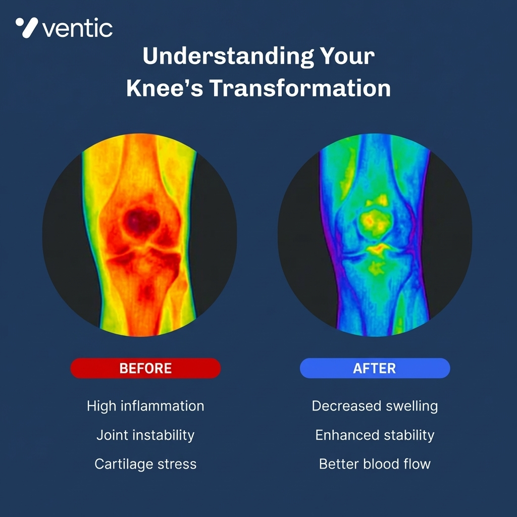 Ventic™ 6-in-1 Anti-Slip Knee Brace